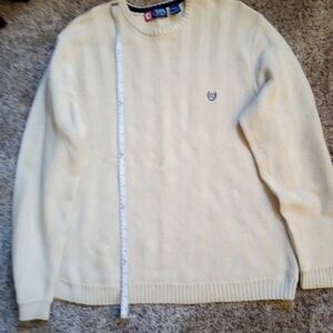 Men's chaps XL tan sweater